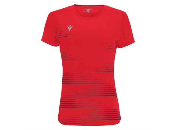 Irma Shirt Dame RED/BLK XS Teknisk løpe t-skjorte til dame 