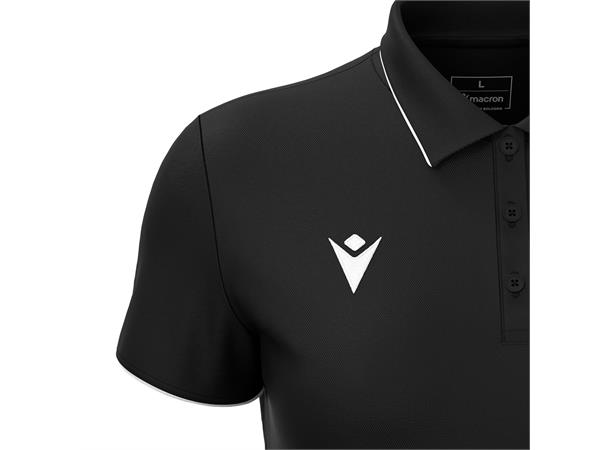 Melody polo BLK/WHT 3XS Poloskjorte - Dame 